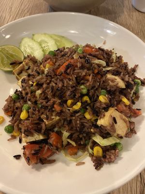 Fried rice. Didnt like it at Dow Vegan Restaurant in Koh Phi Phi