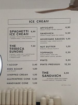 Ice cream!!   at Tribeca Ice Cream in Berlin