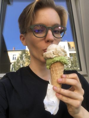   at Tribeca Ice Cream in Berlin