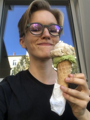   at Tribeca Ice Cream in Berlin