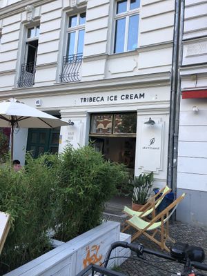 Shop front at Tribeca Ice Cream in Berlin