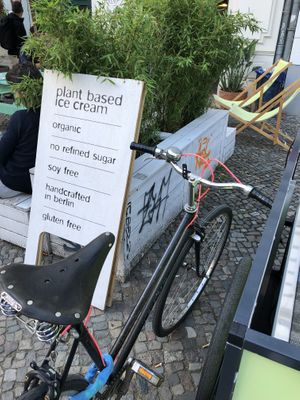 Plant based ice cream at Tribeca Ice Cream in Berlin