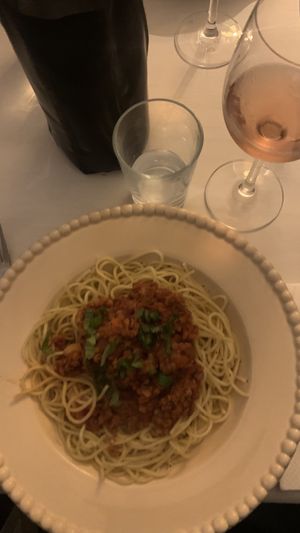 Vegan bolonhese  at Mundano Baleal in Ferrel