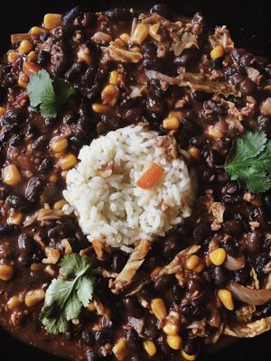 Vegan chilli  at Mundano Baleal in Ferrel