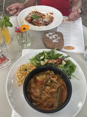 Vegan Curry and lasagne   at De Zeeuwse Hemel in Zierikzee