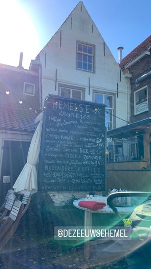 Menu   at De Zeeuwse Hemel in Zierikzee