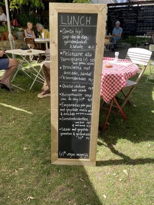 Speisekart Lunch  at De Zeeuwse Hemel in Zierikzee