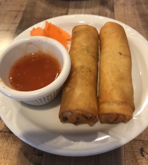 Veggie Spring Rolls at Thunwa Thai in Front Royal