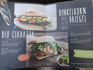 Vegan sandwiches at Rosmarie in Aalen