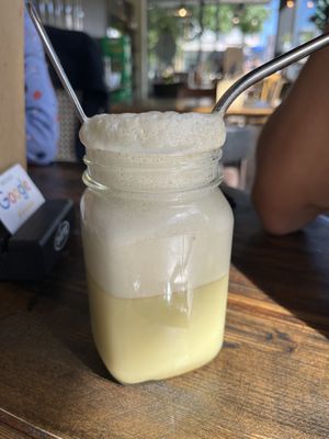 Oat matcha latte  at Rosmarie in Aalen