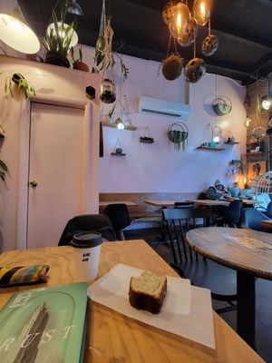Lemon cake at Chez Alex Bakery in Brooklyn