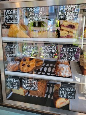 Vegan pastries at Chez Alex Bakery in Brooklyn