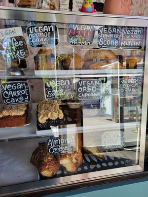 Vegan pastries at Chez Alex Bakery in Brooklyn