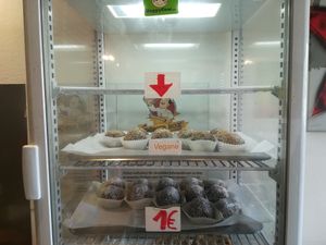 Vegan sweets too at Kabibi in Karlsruhe