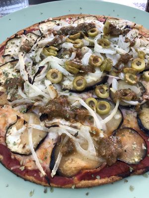 Vegan mediterranea faina  at Pizzeria La Faina in Malaga