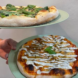 Bianca & Sahar at Pizzeria La Faina in Malaga