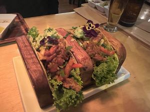 Tacos   at Chia Vegan Restaurant in Cusco