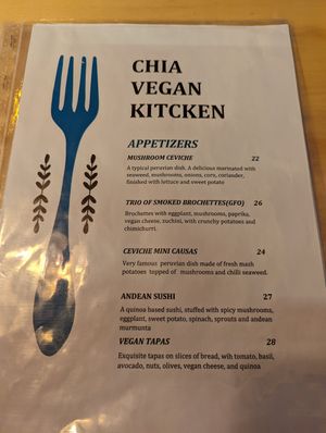  at Chia Vegan Restaurant in Cusco
