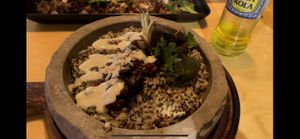 Quinoa dish  at Chia Vegan Restaurant in Cusco