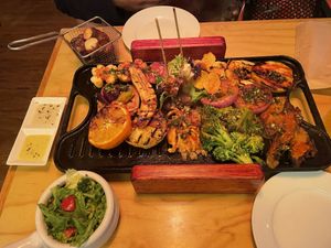 Vegan grill for 2  at Chia Vegan Restaurant in Cusco