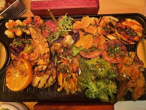 Vegan grill for 2  at Chia Vegan Restaurant in Cusco