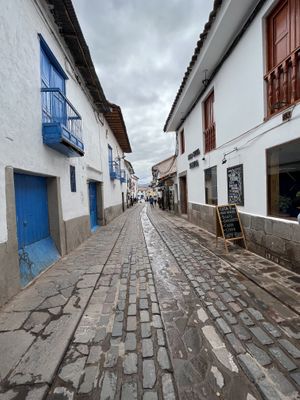 Street it’s in  at Chia Vegan Restaurant in Cusco