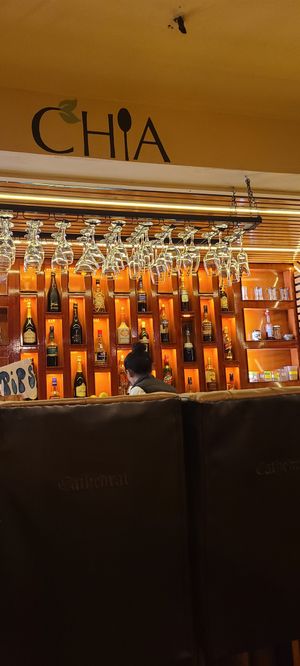 Bar at Chia Vegan Restaurant in Cusco