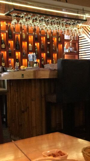 Great selection of wine at Chia Vegan Restaurant in Cusco