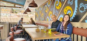 amazing weather at Chia Vegan Restaurant in Cusco