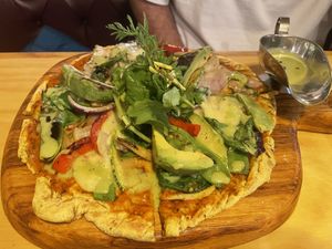 Pizza   at Chia Vegan Restaurant in Cusco