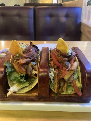 Veggie Tacos 🌮 😋  at Chia Vegan Restaurant in Cusco