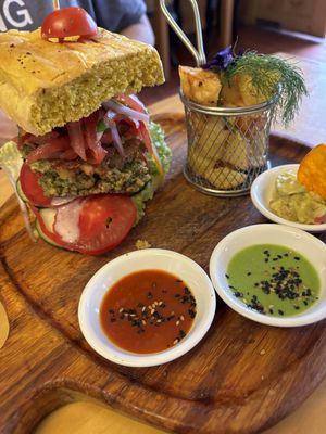 Hamburguesa   at Chia Vegan Restaurant in Cusco