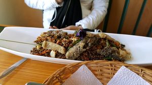 Chaufa at Chia Vegan Restaurant in Cusco