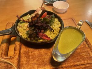 Chef‘s Fettucchine  at Chia Vegan Restaurant in Cusco