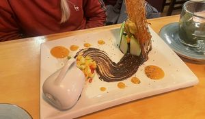 Avocado Mousse  at Chia Vegan Restaurant in Cusco