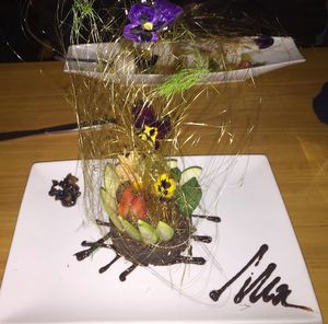 Mouse de palta  at Chia Vegan Restaurant in Cusco