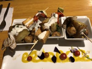 And this is called an “appetizer”!?!? at Chia Vegan Restaurant in Cusco