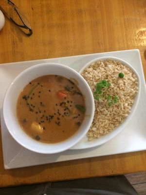 Massaman curry 👍 at Chia Vegan Restaurant in Cusco