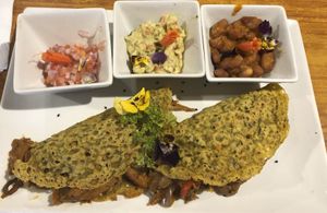 Mixed Tacos at Chia Vegan Restaurant in Cusco