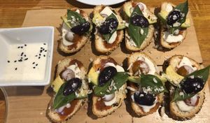 Vegan Tapa at Chia Vegan Restaurant in Cusco