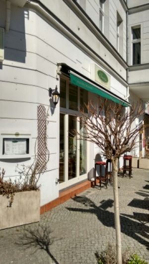 outside at Seerose in Berlin