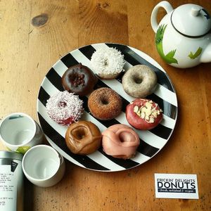 assorted donuts at Frickin' Delights Donuts in Devon