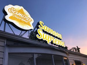 Samosa Supreme Storefront! at Samosa Supreme in Bowie