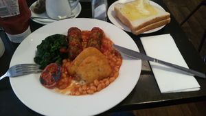 Breakfast at The Koffee Pot in Manchester