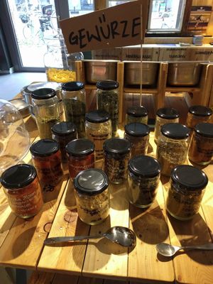 herbs at FOIFI – ZeroWaste Ladencafé in Zurich