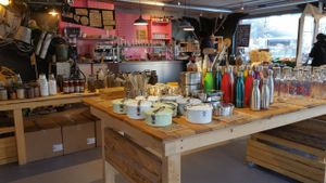 Interior at FOIFI – ZeroWaste Ladencafé in Zurich