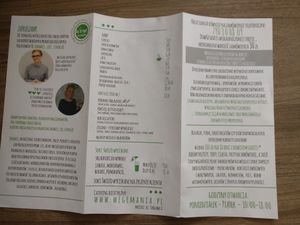 Menu at Wegemania in Kielce