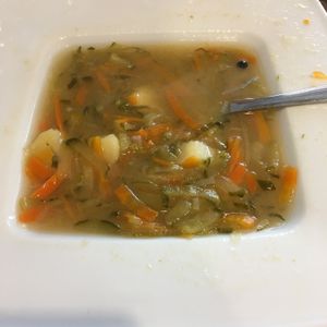 Pickle soup  at Wegemania in Kielce