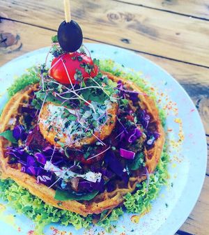 Vegan lighthouse breakfast/lunch   at Something Good Roadhouse in Summerstrand