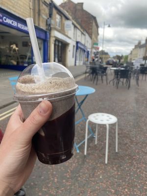 Vegan Oreo milkshake  at The Origami Cafe & Gift Shop in Alnwick